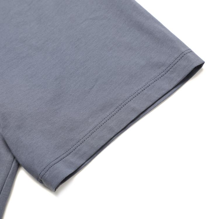 Armani Exchange 男士简洁时髦百搭休闲纯棉短袖t恤 In Gray