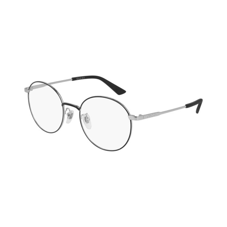 Gucci 古驰经典金属方框眼镜框光学眼镜 男女同款gg0862oa In Gray