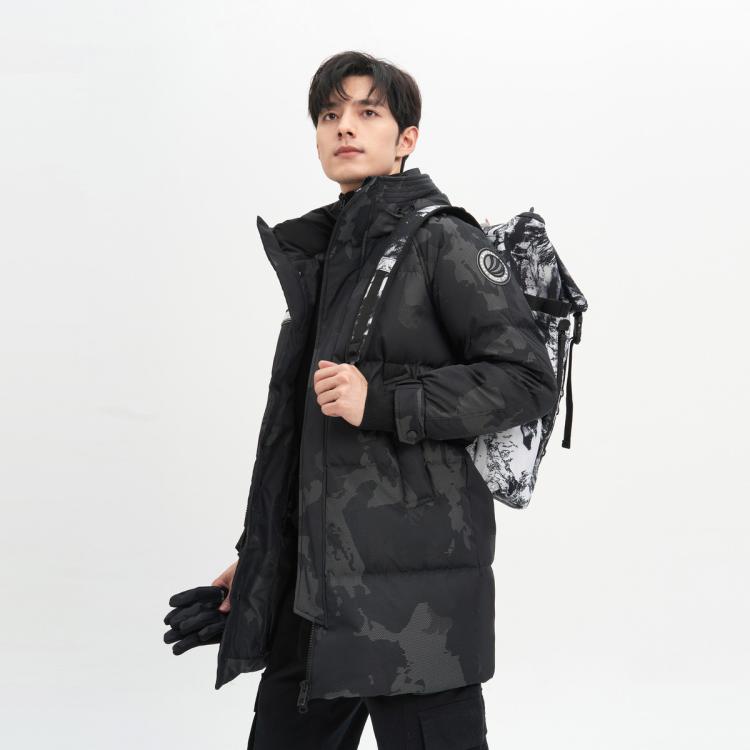 Bosideng 【波司登极寒系列】户外极寒鹅绒服保暖运动休闲冬季男式羽绒服 In Black
