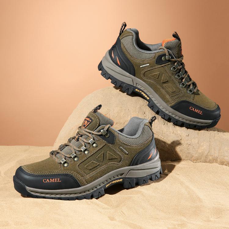 骆驼 【经典爆款悍将】男户外运动登山健步透气徒步工装复古休闲鞋