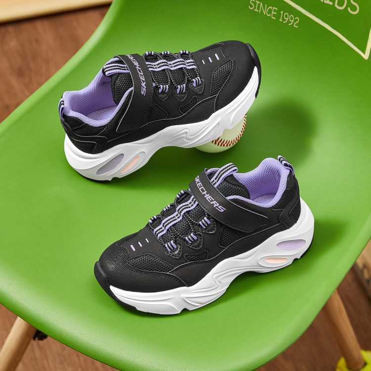 斯凯奇 女中大童|潮流舒适百搭女童老爹鞋日常可爱简约儿童运动鞋秋冬季