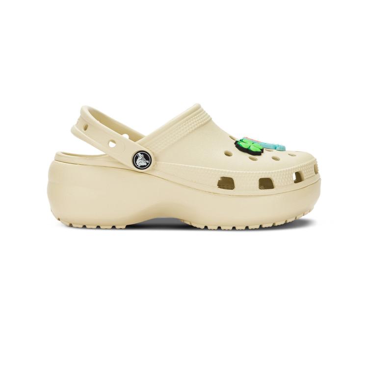 CROCS CROCS 王俊凯推荐卡骆驰女拖鞋 经典厚底云朵洞洞鞋女士老爹鞋鞋花套装