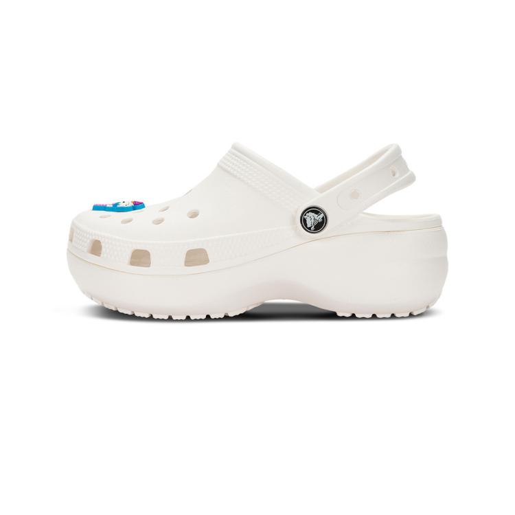 CROCS CROCS 王俊凯推荐卡骆驰女拖鞋 经典厚底云朵洞洞鞋女士老爹鞋鞋花套装