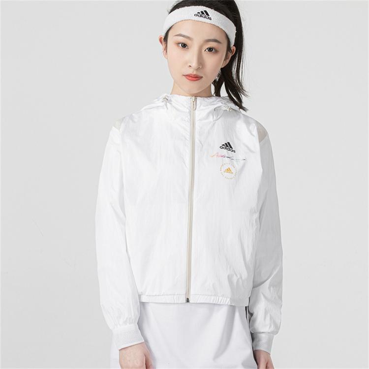 Adidas Originals Ust Wb女式运动休闲耐磨运动外套短上衣女装 In White