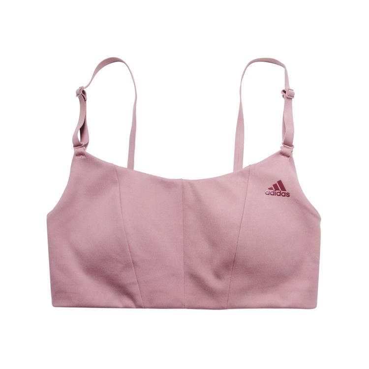Adidas Originals 透气时尚舒适休闲文胸女装夏装训练薄款胸衣 In Pink