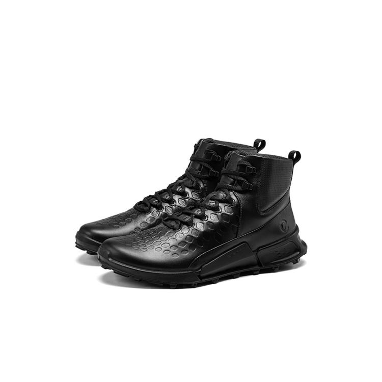 Ecco 【biom】户外运动鞋男鞋 24新款高帮运动鞋 健步2.1越野822904 In Black