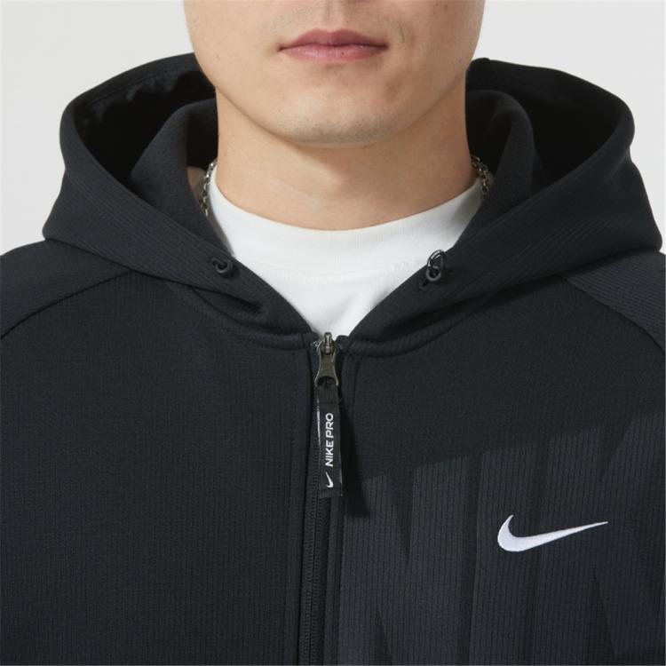 NIKE Nike 【尺码偏小】耐克外套男款加绒针织夹克秋冬款休闲简约舒适保暖