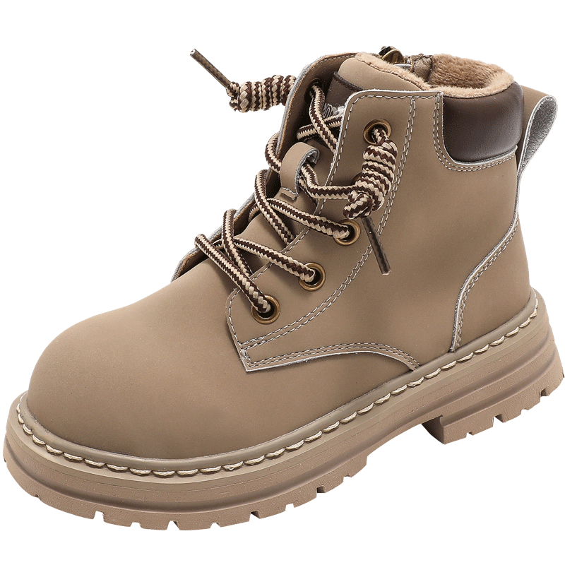 ������ У԰�ٴ��ﶬУ԰��ͯ�ٴ�ƤѥӢ�׷�����ѥ��Ůͯ����ѩ��ѥ 123Ԫ