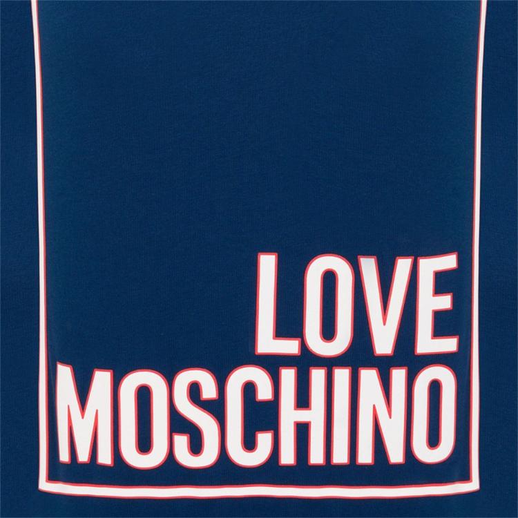 Moschino 女士经典线框字母Logo连衣裙