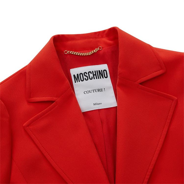 Moschino/莫斯奇诺  女士双笑脸短款夹克外套