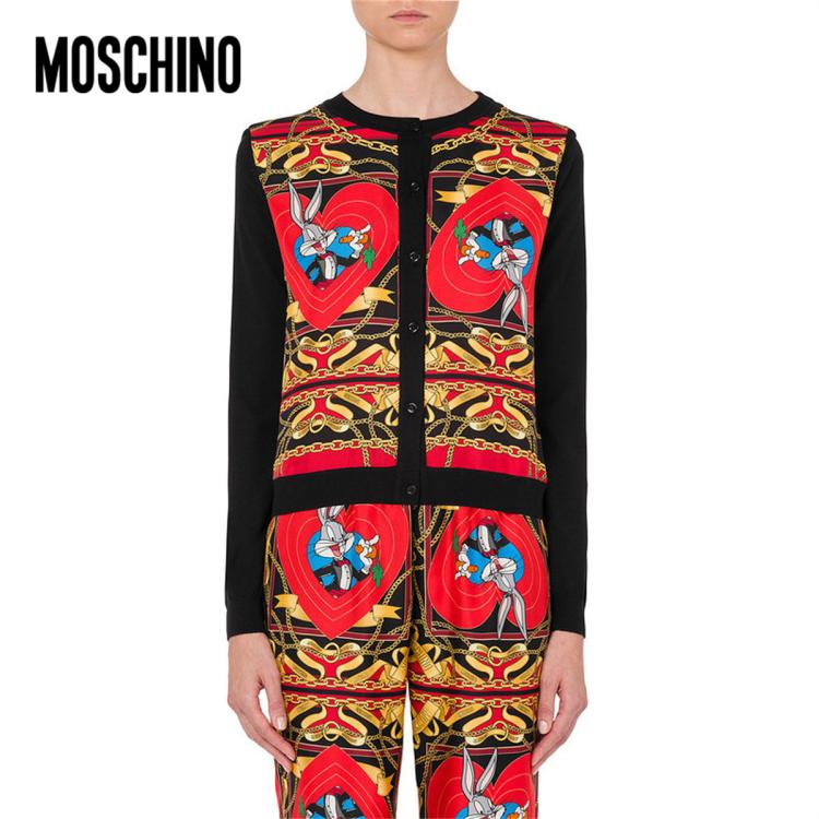 MOSCHINO 兔八哥联名女士针织开衫