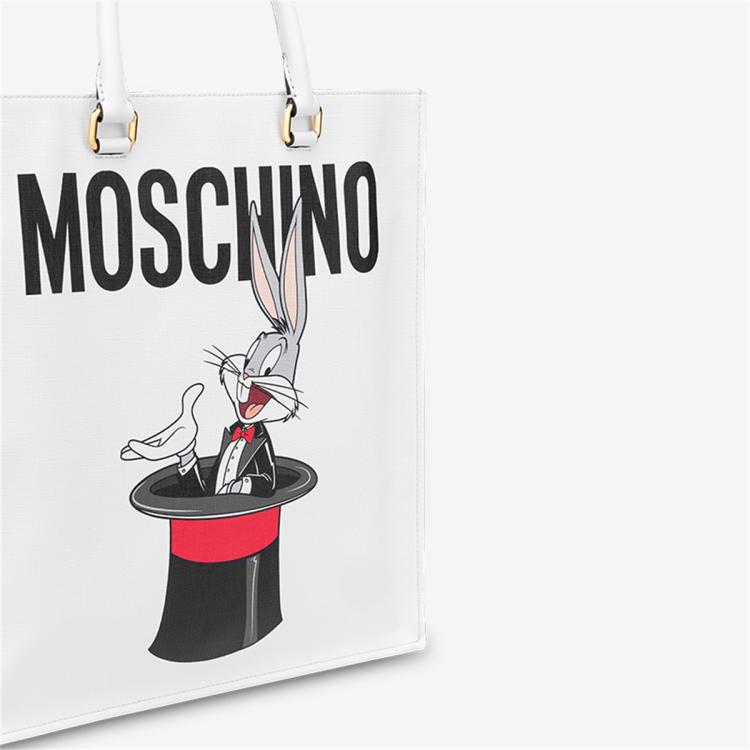 MOSCHINO 兔八哥联名女士购物袋 6920813564307246926