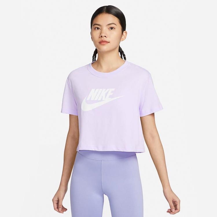 Nike Nsw Club Crp Tee Ftra女子运动t恤 In Purple