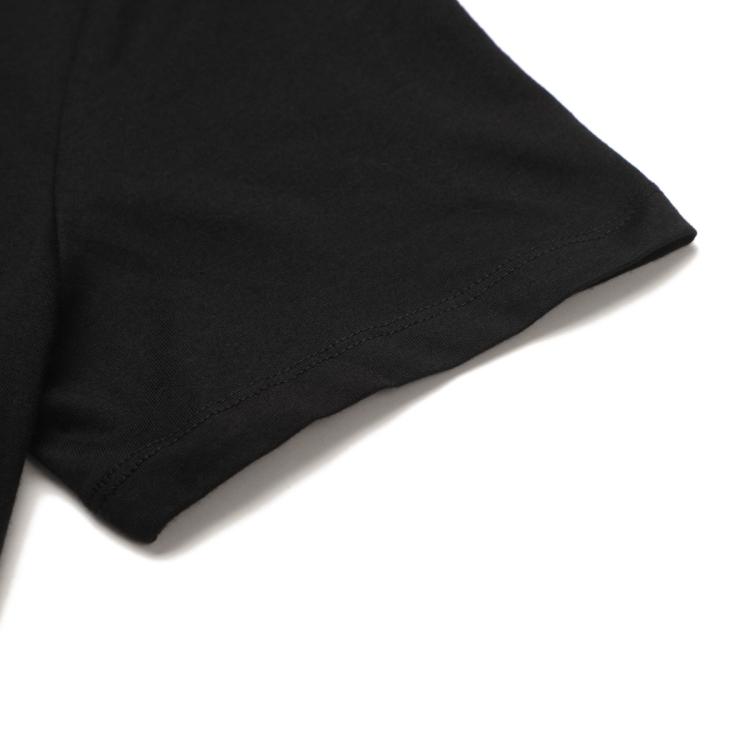 Armani Exchange 男士时髦摩登印花字母全棉短袖t恤 In Black
