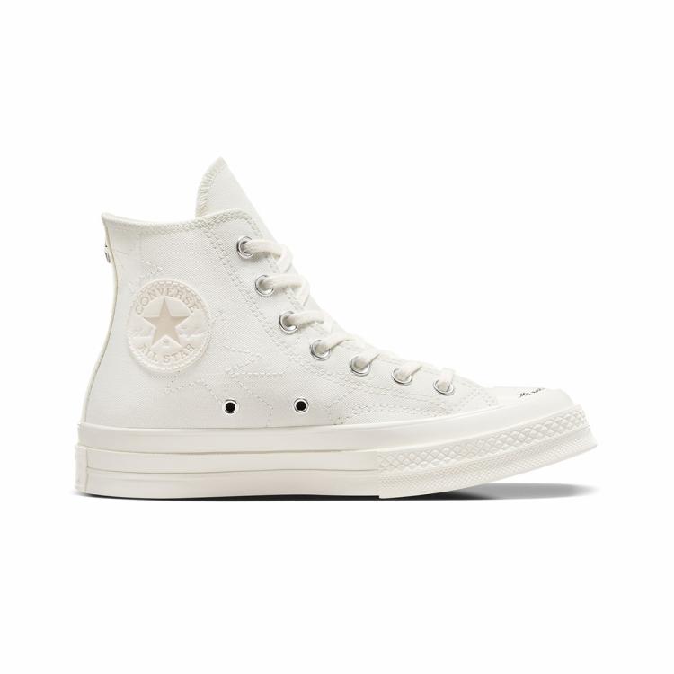 Converse 匡威2024秋男女款鞋chuck Taylor高帮帆休闲布鞋 In White