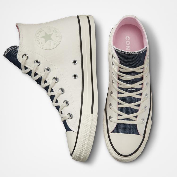 Converse Ct Classic 女款高帮休闲滑板鞋 In White