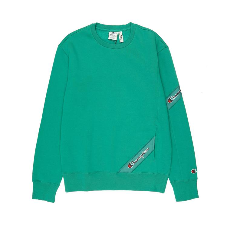 CHAMPION Champion 男式潮流极简风经典印花字母LOGO舒适透气圆领长袖套头卫衣