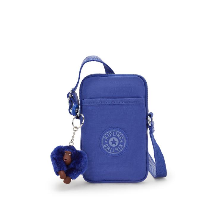 Kipling 凯浦林 男女款2024秋冬新款小巧斜挎包手机包|tally In Blue