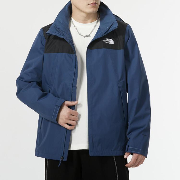 The North Face 户外连帽夹克男装上衣休闲舒适时尚登山徒步运动外套 In Blue