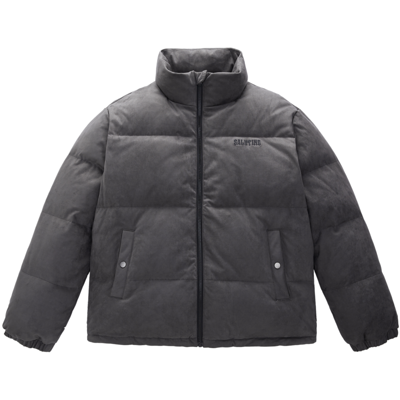 太平鸟 【热销】男装仿麂皮美式潮流高街面包服男式羽绒服 284元