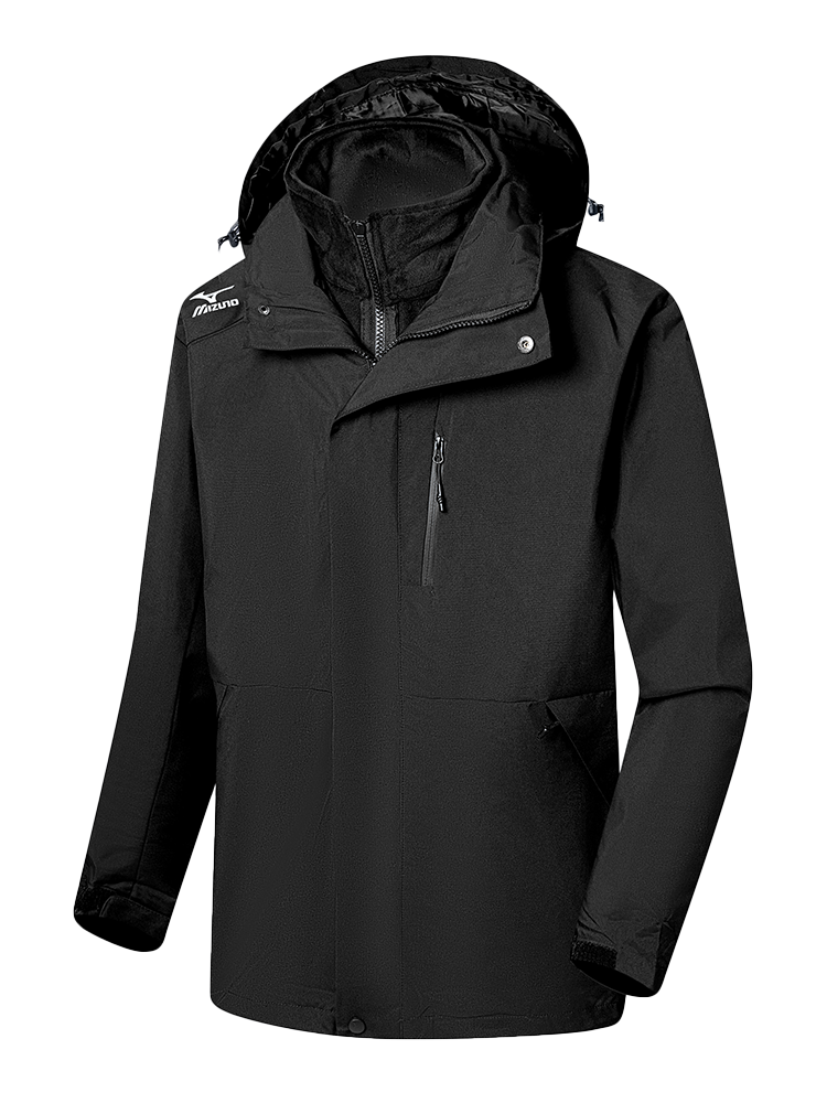 MIZUNO ��˫�㱣ů����ʽ�ﶬ������һ�����˶����׼���ץ���ڵ���ɽ�� 322Ԫ