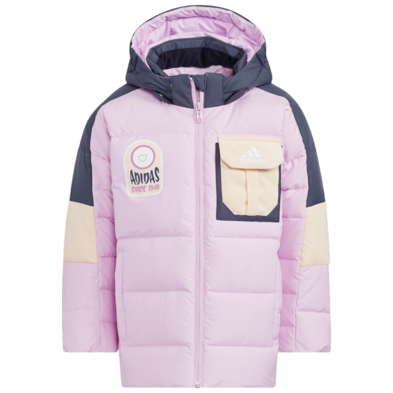 adidas ŮСͯ�ﶬ��ñ���޷� ƴ��ɫ��ů���� �Ӻ��������� 224Ԫ����V��Ա�ۣ����׵���𣬼۸���ͣ�