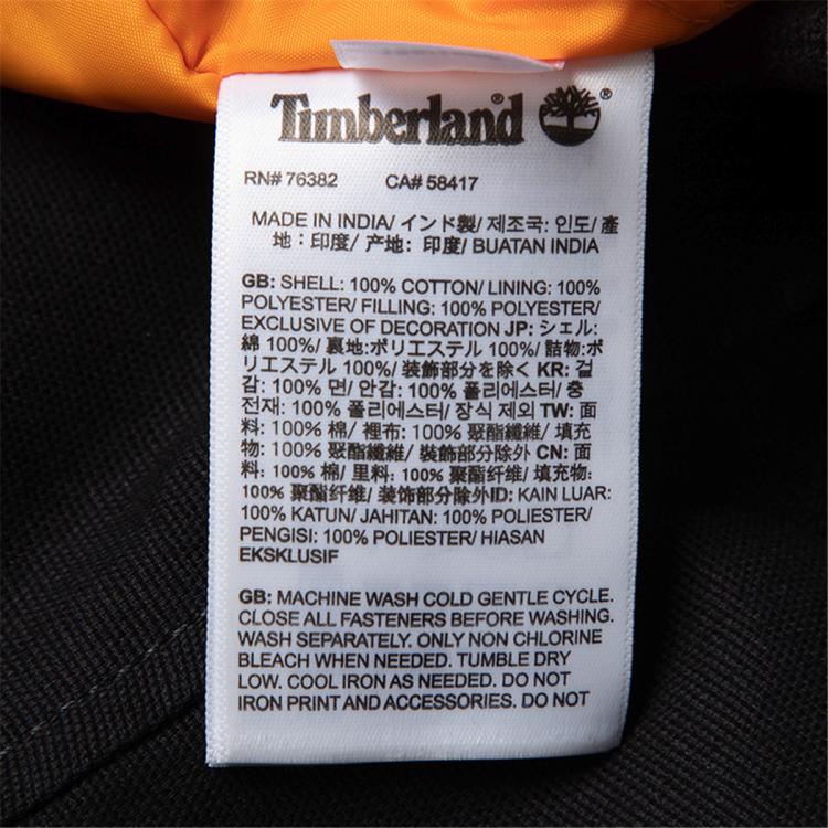 TIMBERLAND TIMBERLAND 男装外套舒适休闲时尚潮流户外健身运动保暖棉夹克上衣 尺码偏大