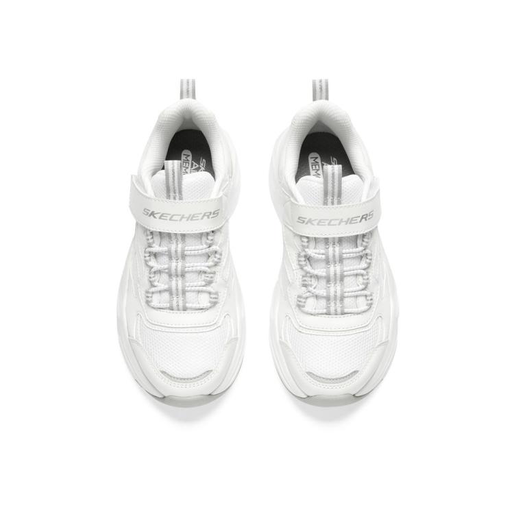 斯凯奇 【熊猫鞋】女中大童|春夏魔术贴儿童板鞋老爹鞋舒适休闲运动