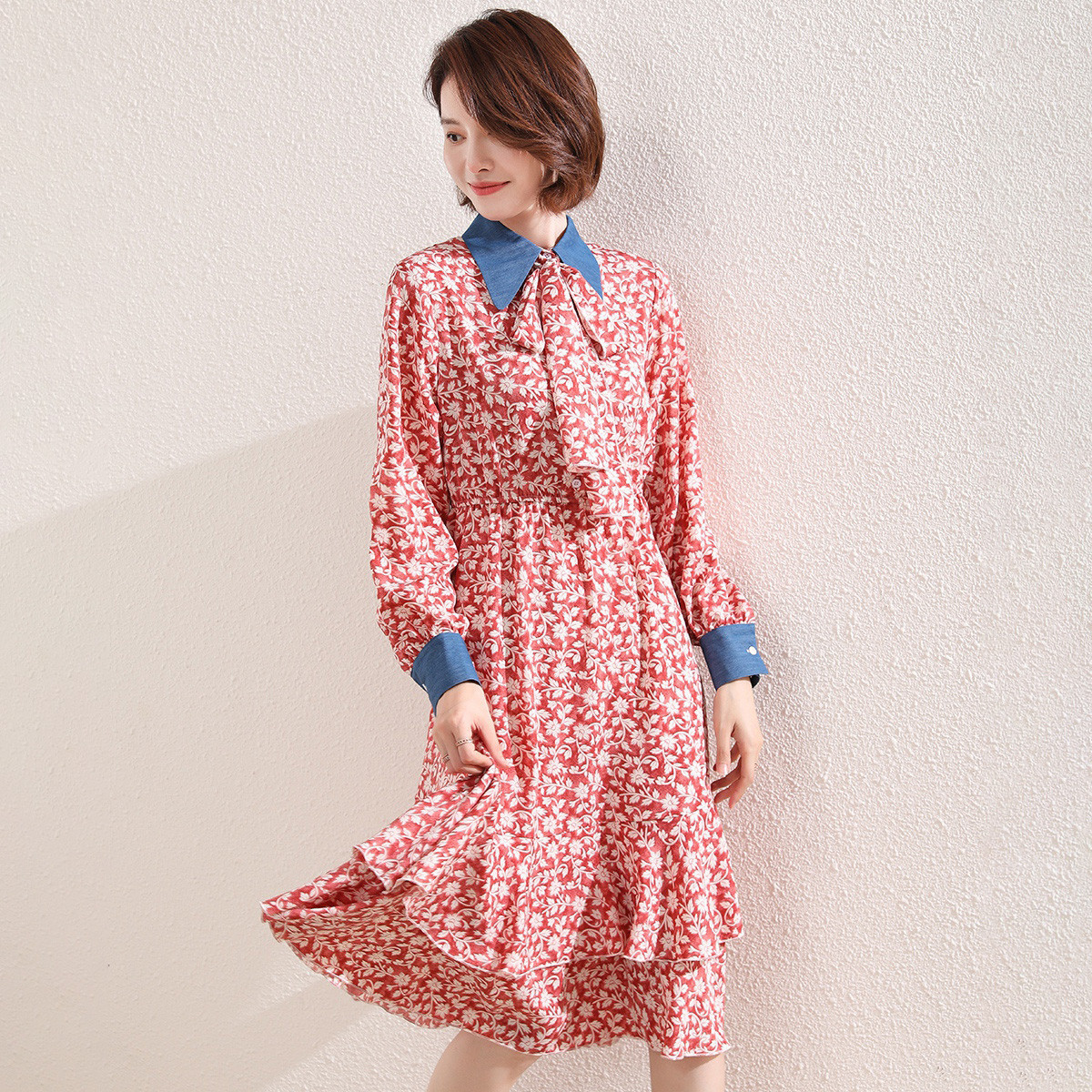 FORTEI ����Ů��Ҷȹ��������ȹ ������Ƹ�ȹ��Ů ����ʱ�� 101Ԫ