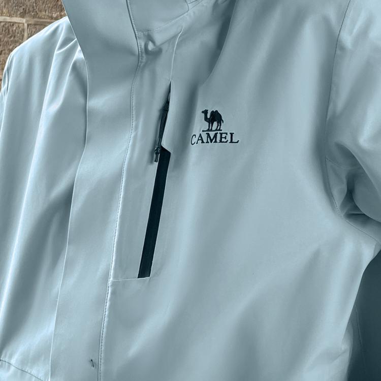 骆驼 3514露营登山服抓绒内胆男女款三合一冲锋衣可拆卸户外冲锋衣