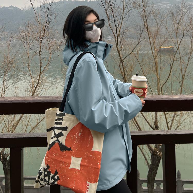 骆驼 3514露营登山服抓绒内胆男女款三合一冲锋衣可拆卸户外冲锋衣