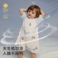 Babycare 【夏季】宝宝山茶花分腿短袖睡袋儿童薄款婴儿分腿防踢被防着凉 图片 8