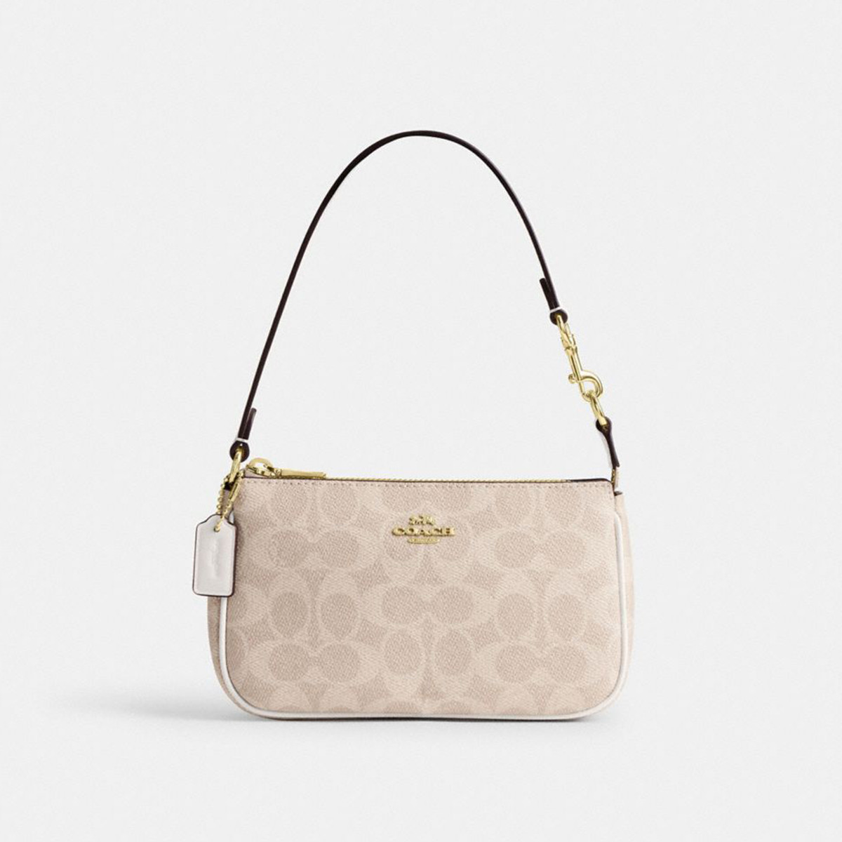 COACH 【全国联保】蔻驰 Nolita19小号老花手提麻将包