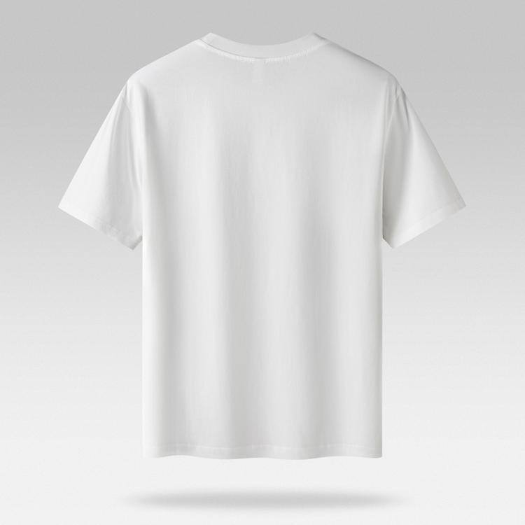 罗蒙 【超级福利款】字母胸标冰爽棉时尚男士t恤短袖透气舒适短袖t恤