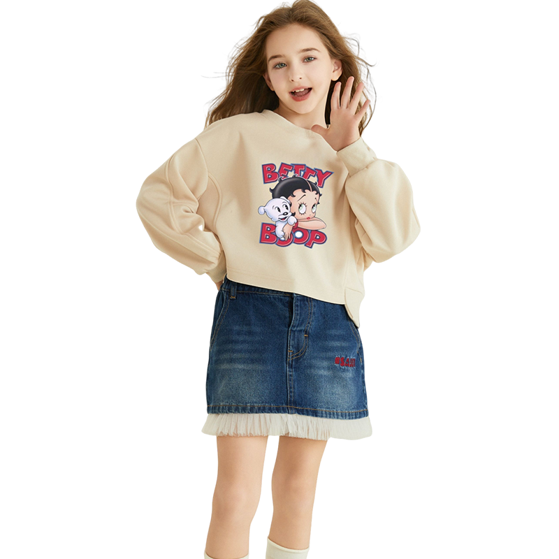 BETTY BOOP ����ͯװŮͯ�＾ʱ�п�ͨ����2025��װ�д��ͯ������������