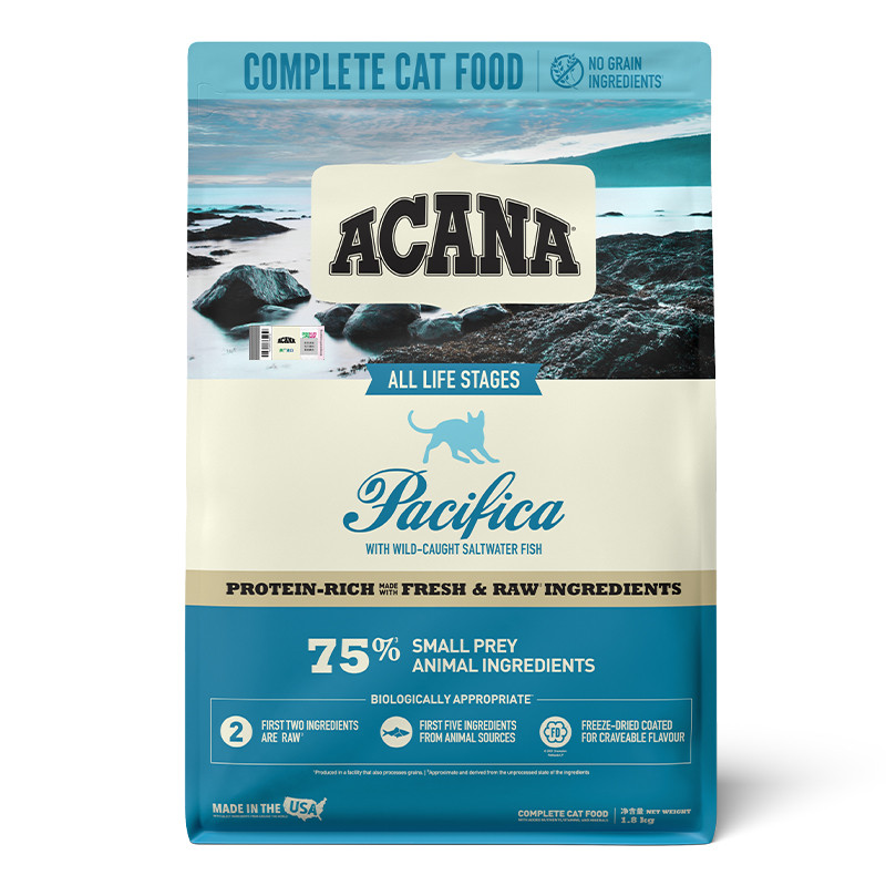 ACANA 爱肯拿海洋鱼配方猫粮1.8kg