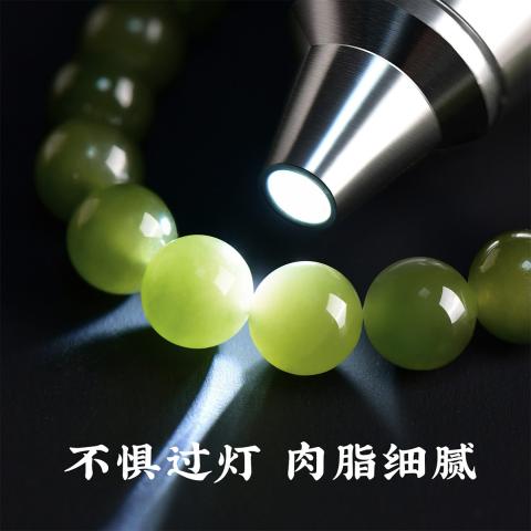 诺米美物 和田玉手串女纳福貔貅黄水晶高级感正品晴水羊脂玉串珠生日礼物女 图片 5