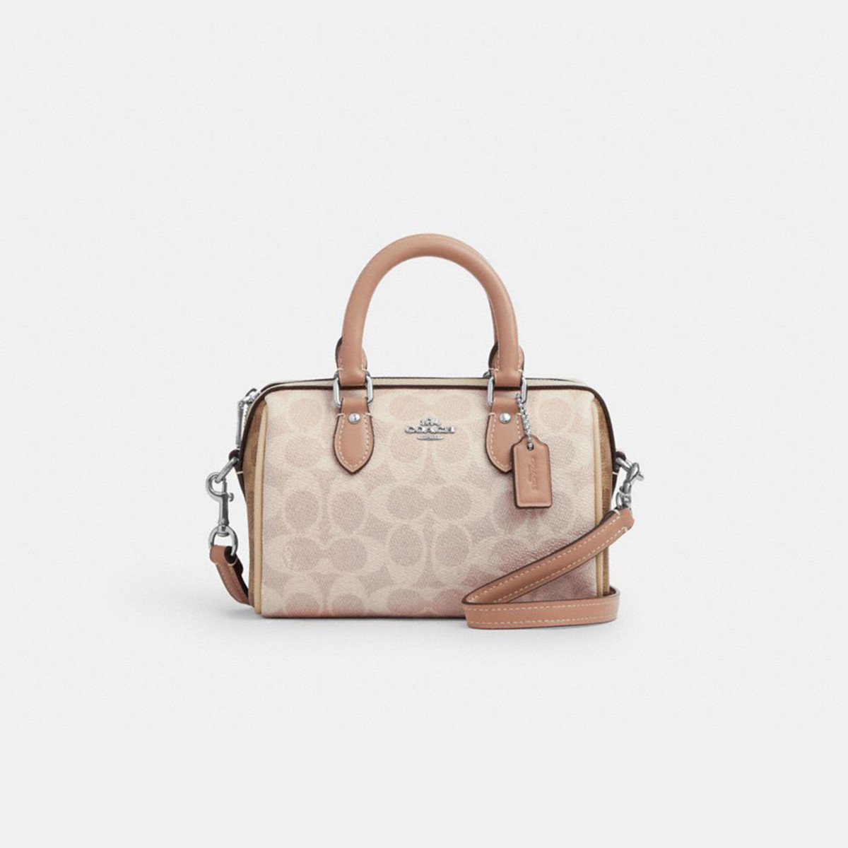 COACH 【蔻驰】ROWAN系列奥莱经典标志迷你波士顿包