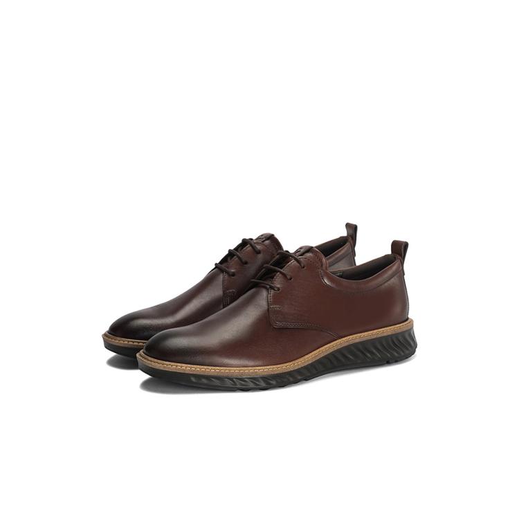 ECCO 【入会满减100】德比鞋商务皮鞋男英伦真皮低帮鞋836404