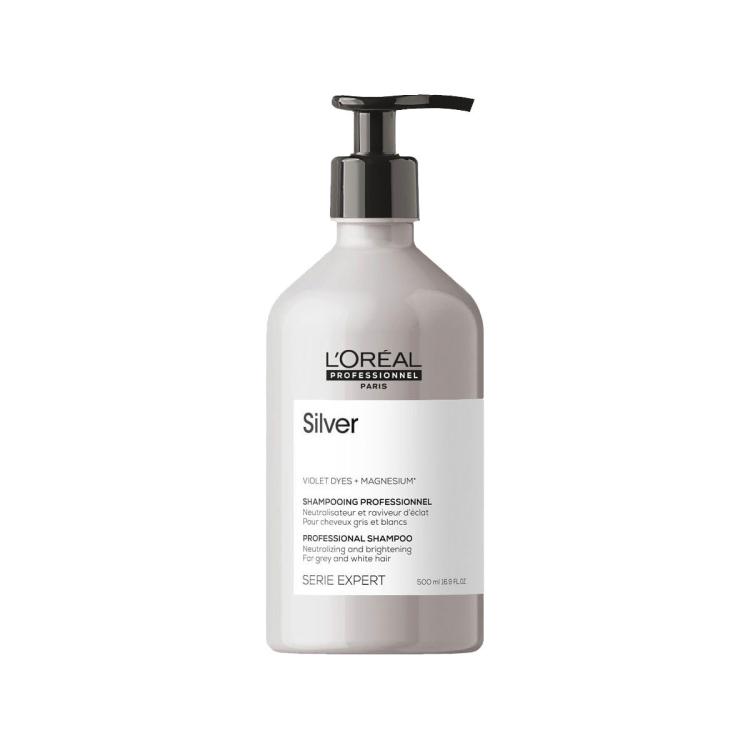 LorealPro 欧莱雅PRO高端专业洗发水500ml 光泽闪耀 银发白发灰发