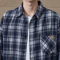 班尼路 【休闲百搭】男式衬衫2026夏季时尚潮流宽松舒适青年格子外套 图片 6