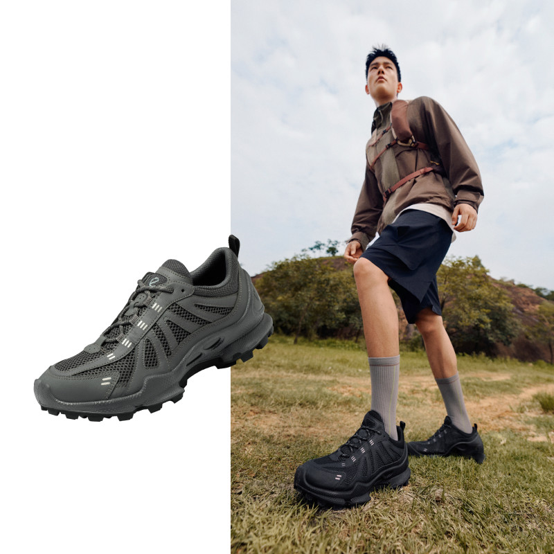 ECCO 【入会领券100】舒适户外运动越野跑鞋登山健步鞋男 健步C 803224