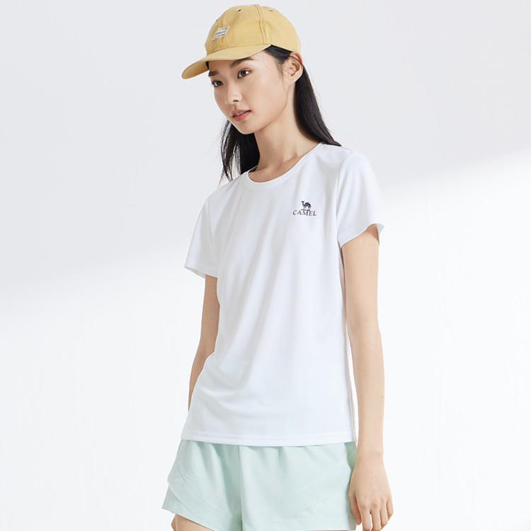 骆驼 【速干】夏季半袖运动健身冰爽透气上衣短袖t恤男士女士情侣款