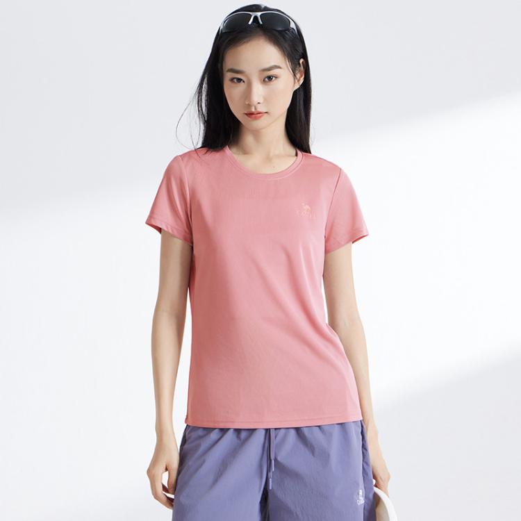 骆驼 【速干】夏季半袖运动健身冰爽透气上衣短袖t恤男士女士情侣款