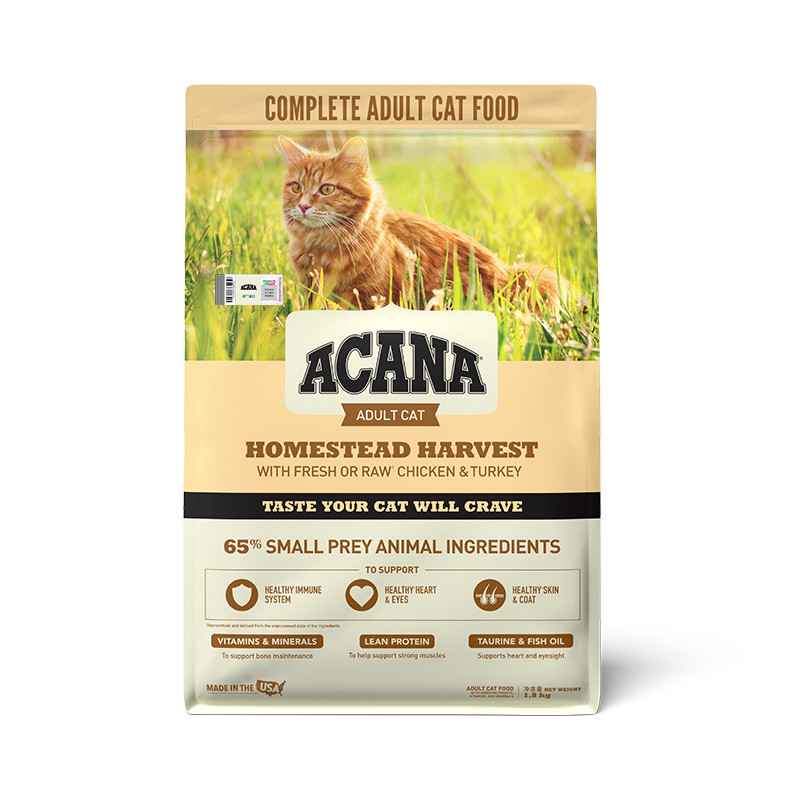 ACANA 爱肯拿丰收家园猫粮1.8kg