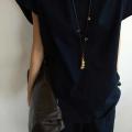 诺米美物 好事花生豌豆长款项链女经典高级感精致轻奢气质毛衣链生日礼物 图片 2