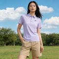 德尔惠 时尚减龄POLO衫短袖女潮流运动t恤女夏季宽松显瘦休闲女上衣 图片 2
