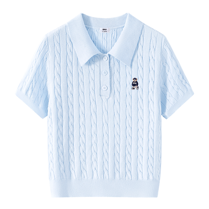 SPAO ����С�� polo�����ʻ���֯�� Ů��ϵ�������� W ΨƷ����ʱ������85Ԫ