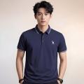 班尼路 【日常通勤】短袖POLO衫男26年夏季宽松纯色翻领设计T恤男 图片 1