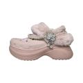 CROCS 卡骆驰CROCS梅花雪暖棉ClogBAE洞洞鞋女款凉鞋凉拖 图片 2